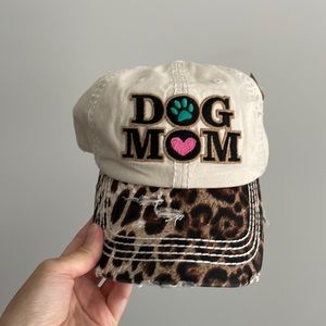 NEW never worn dog mom hat